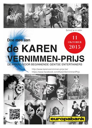 Affiche Karen Vernimmen Prijs 2015